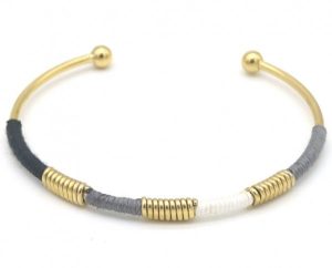 Steel Bangle Woven Fabric