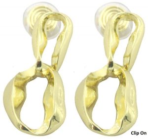 Clip On Earrings Chain 3cm
