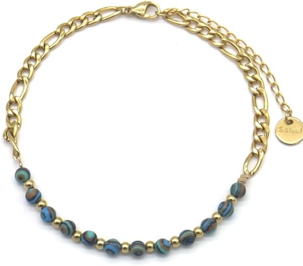 Steel Anklet Stones