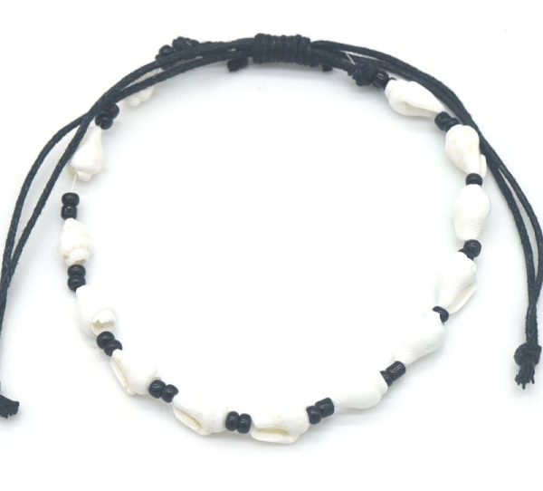 Anklet Shells Black