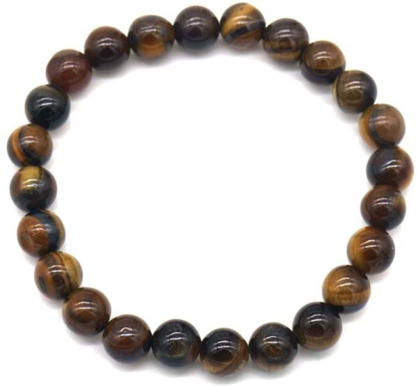 Stone Bracelet 10mm - Tiger Eye - 19cm