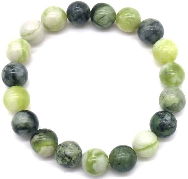 Stone Bracelet 10mm - Jade - 19cm