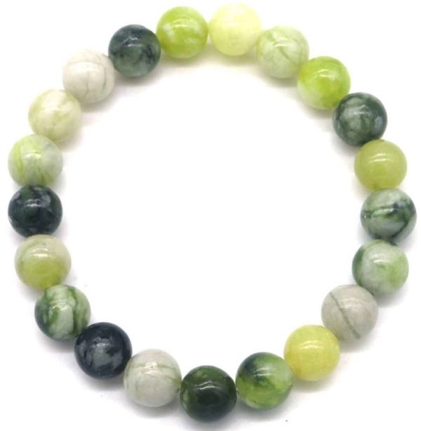 Stone Bracelet 10mm - Jade - 21cm