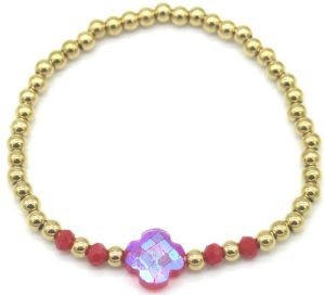Steel Bracelet Clover