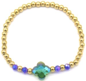Steel Bracelet Clover