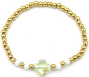 Steel Bracelet Clover