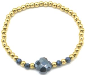 Steel Bracelet Clover
