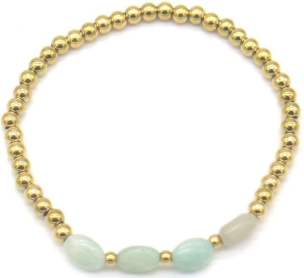 Steel Bracelet Stones