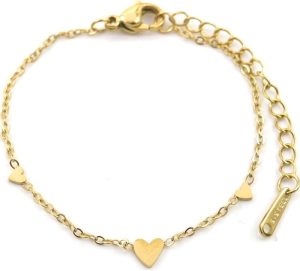 Steel Bracelet Hearts