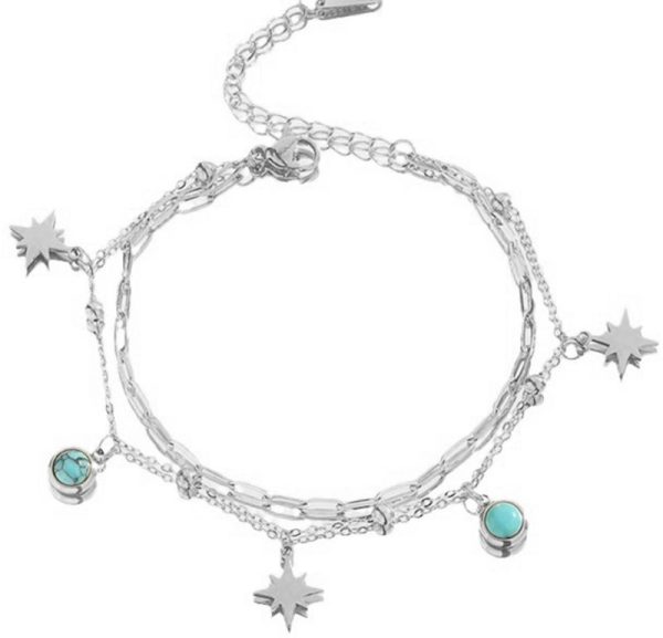 Steel Bracelet Layered