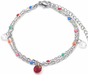 Steel Bracelet Layered