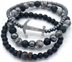 Bracelet Set Wood and Stones