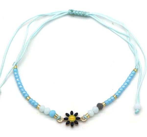 Bracelet Flower Blue