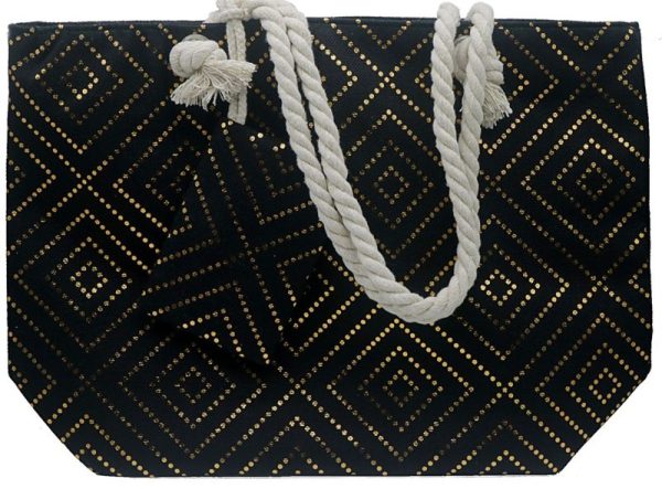 Beach Bag with Small Pouch 50x35x12cm