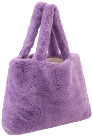 Fluffy Shopper 45x33x11cm Purple