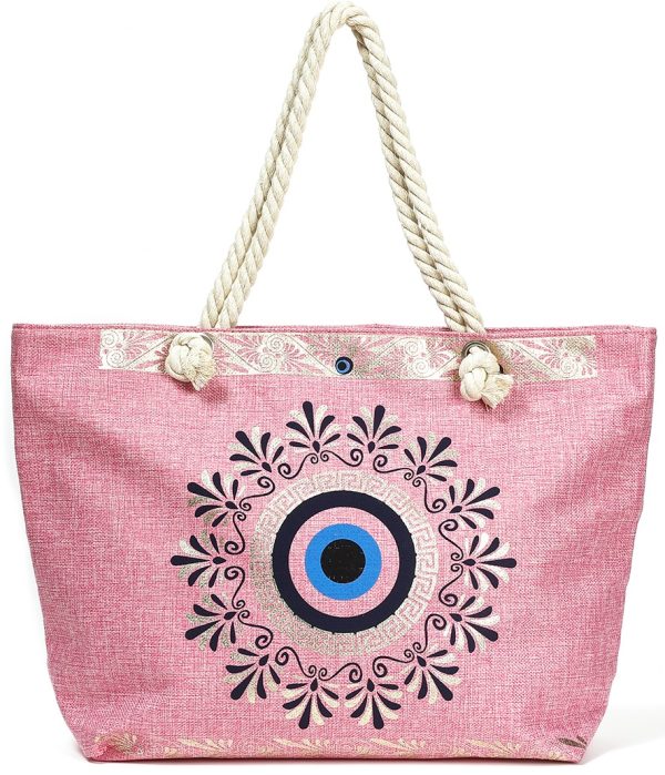 Beach Bag 55x35x14cm Pink