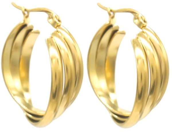Steel Earrings 2.3cm