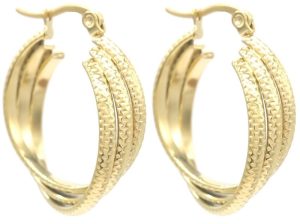 Steel Earrings 2.5cm