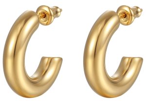 Steel Earrings 2.5cm