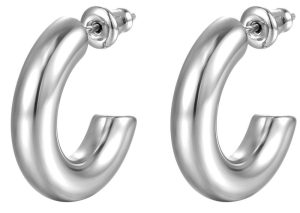 Steel Earrings 2.5cm