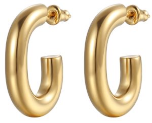 Steel Earrings 2.5cm