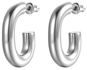 Steel Earrings 2.5cm