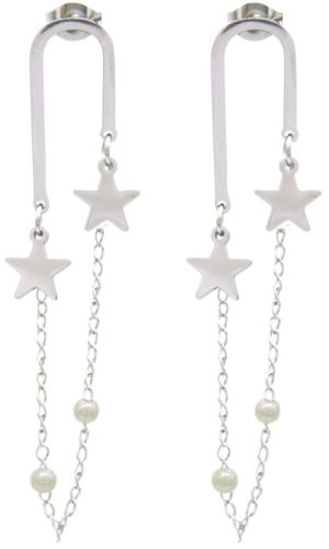 Steel Earrings 4.5cm