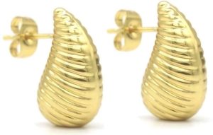 Steel Earrings 1.8m Drop
