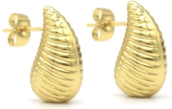 Steel Earrings 1.8m Drop