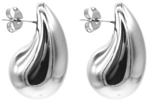 Steel Earrings Waterdrop 2.5cm