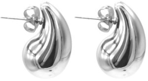 Steel Earrings Waterdrop 2cm