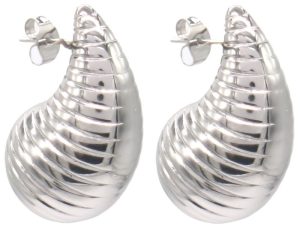 Steel Earrings 3.2cm Drop