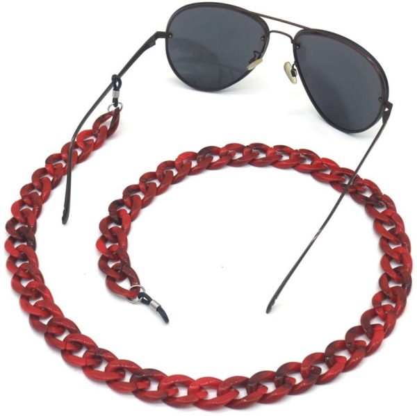Sunglass Chain Red