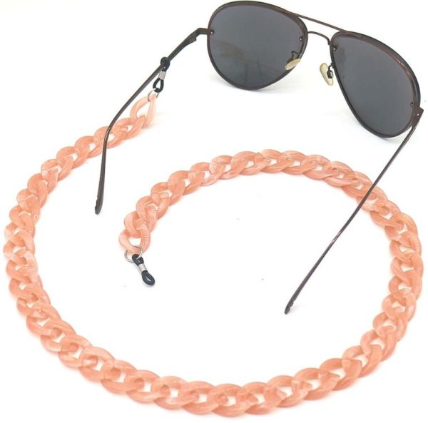 Sunglasses Chain Pearls Clover Green