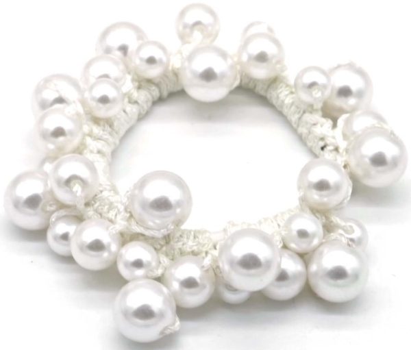 Hair Elastic Pearls