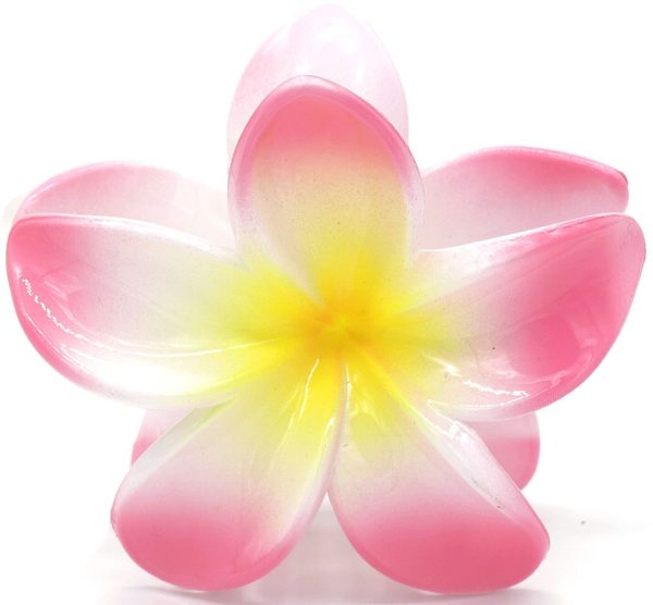 Hair Claw 8cm Flower Pink
