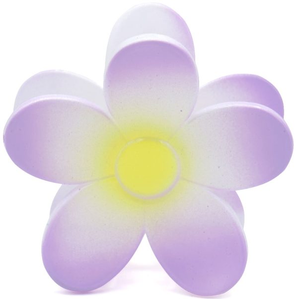 Hair Claw 8cm Flower Pink