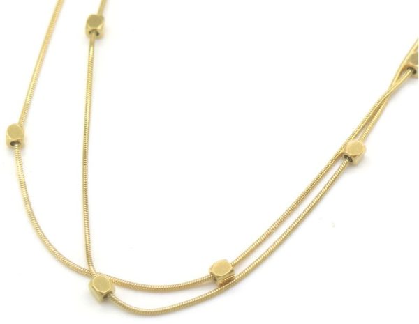 Steel Necklace Layered