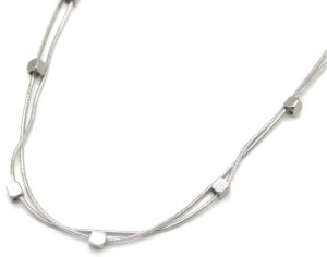 Steel Necklace Layered