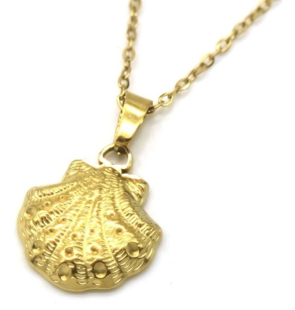 Steel Necklace 1.5cm Shell