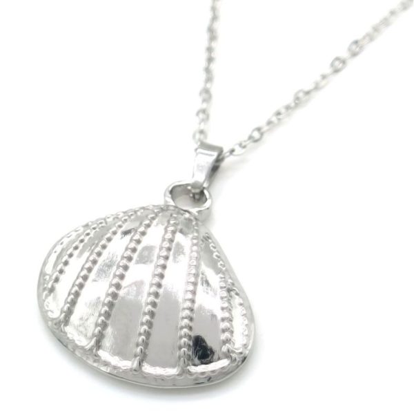 Steel Necklace 1.5cm Shell
