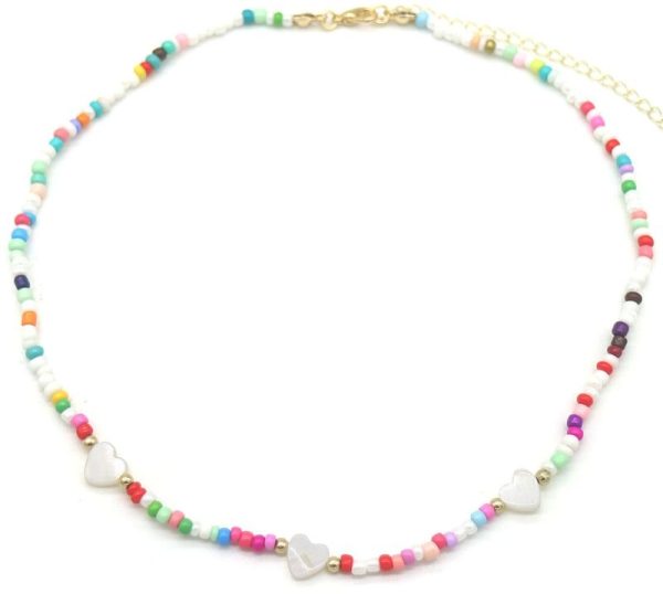 Necklace Hearts for Kids Multi