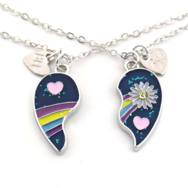 Friendship Necklace Set for Kids 2pcs