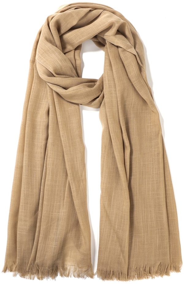 Soft Summer Scarf 180x70cm Brown