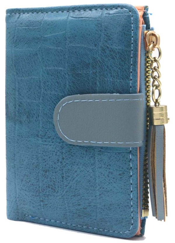 wallet 12x9x1.5cm Blue