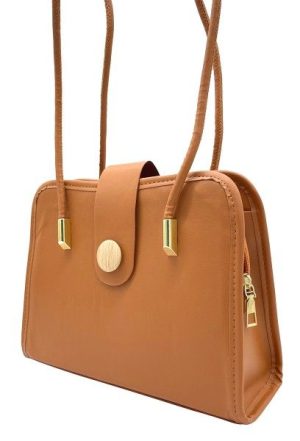 PU Bag 25x20x7.5cm Brown