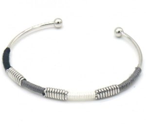 Steel Bangle Woven Fabric