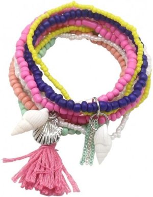 Bracelet Set Shells Multi