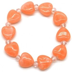 Bracelet Hearts Pink